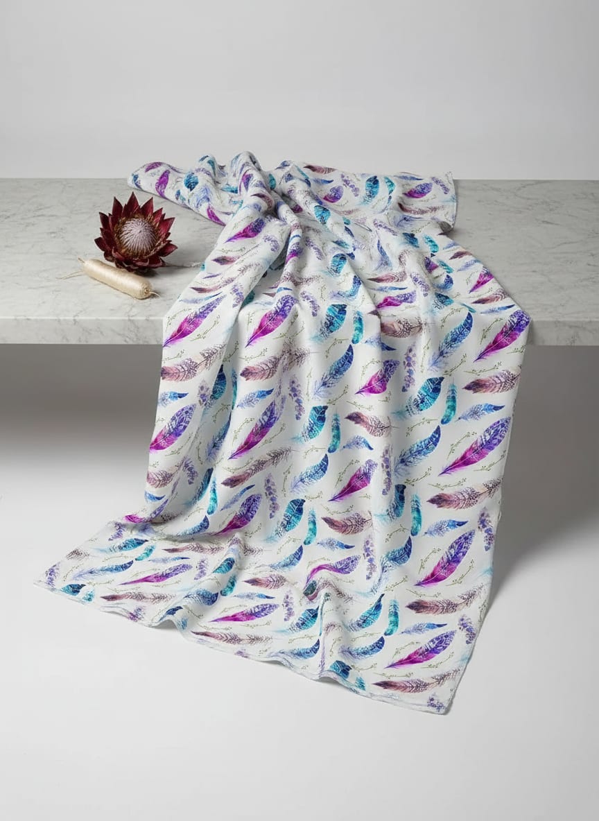 A Print that Floats with Bohemian Spirit