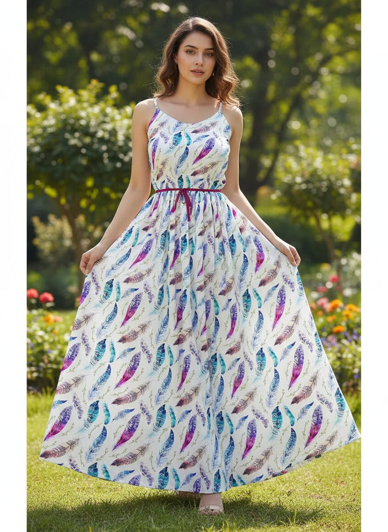 Feathers Digital Printed Fabric