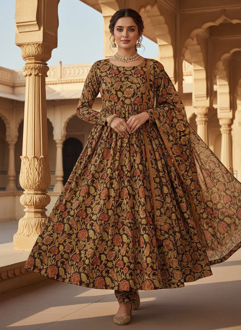 Jacobean Design Digital Printed Fabric