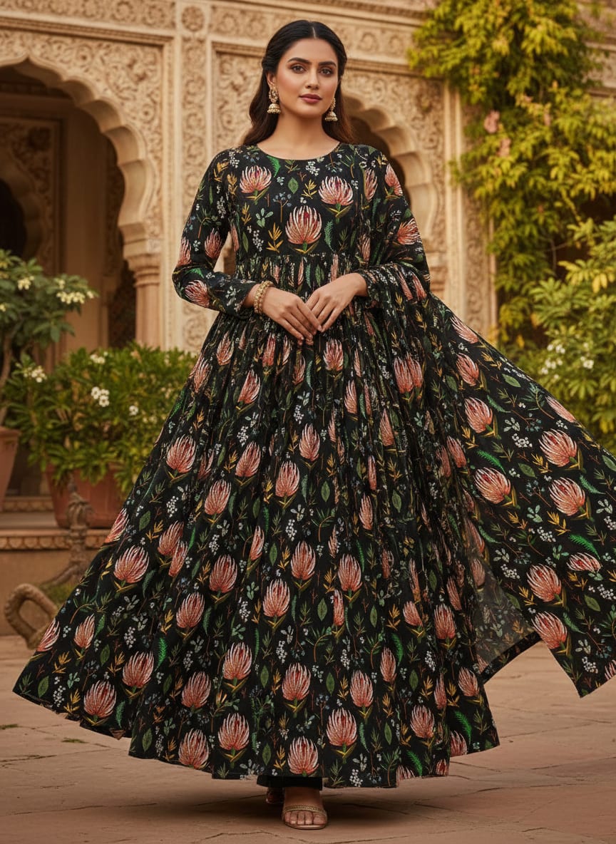 A Midnight Garden in Full Bloom