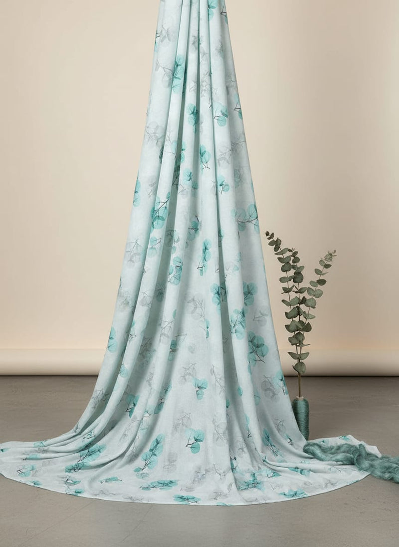 Rama Color Leaves Digital Printed Fabric