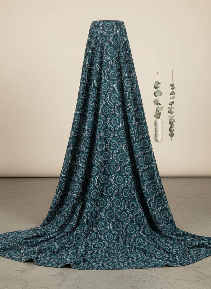 Rama Ogee Digital Printed Fabric