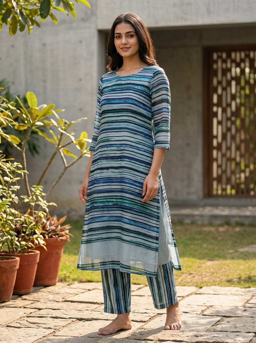 Where Painted Lines Meet Woven Cloth