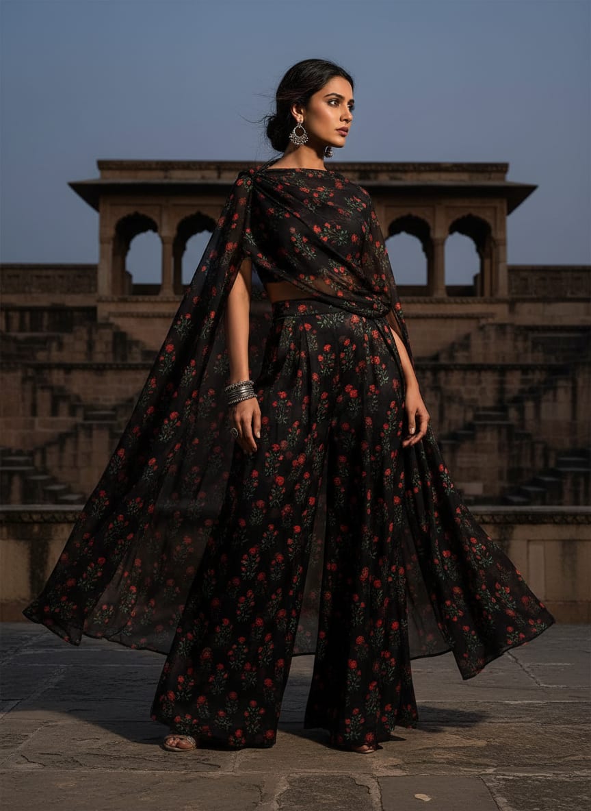 A Classic Contrast of Dark and Bright