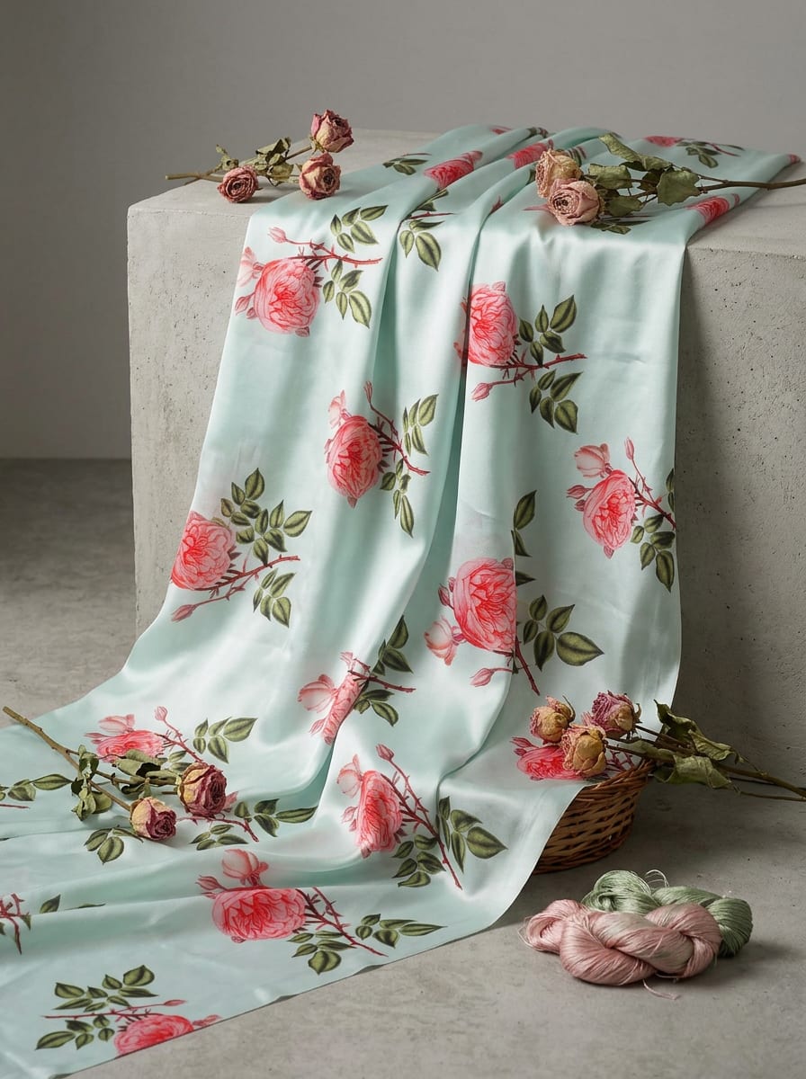 A Print That Blooms with Romance