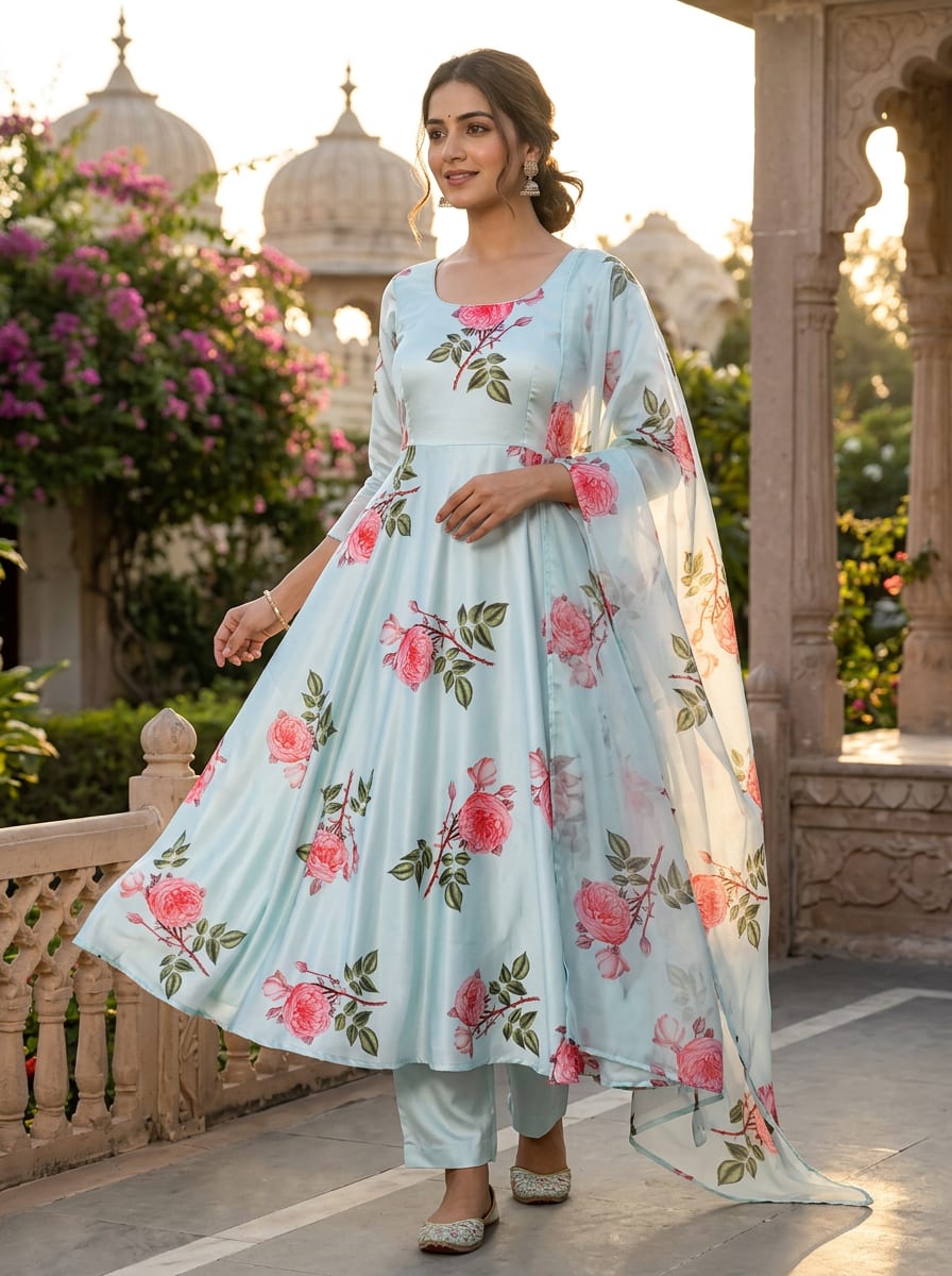 A Print That Blooms with Romance