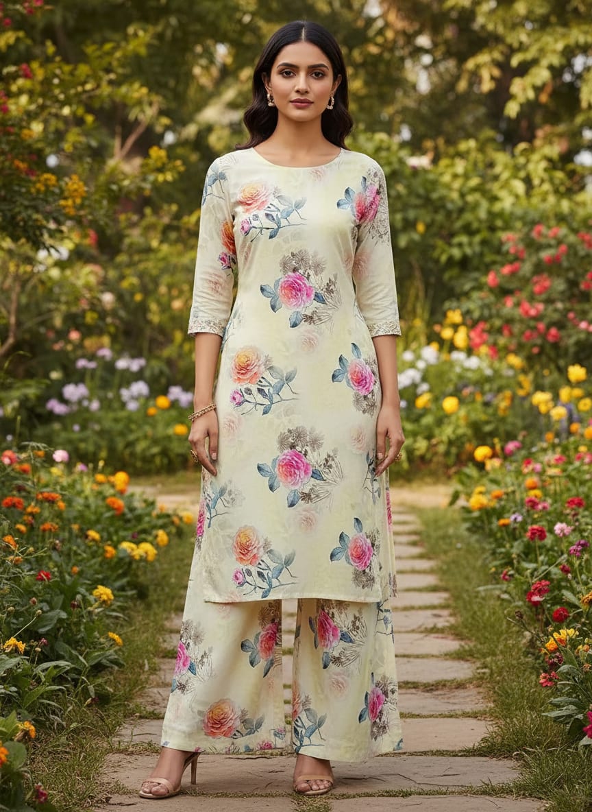 A Garden Captured in Watercolour Hues