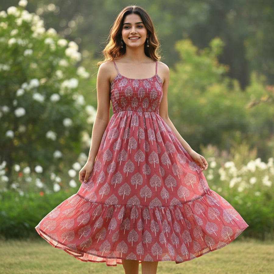 Seamless Leaves Design Printed Fabric