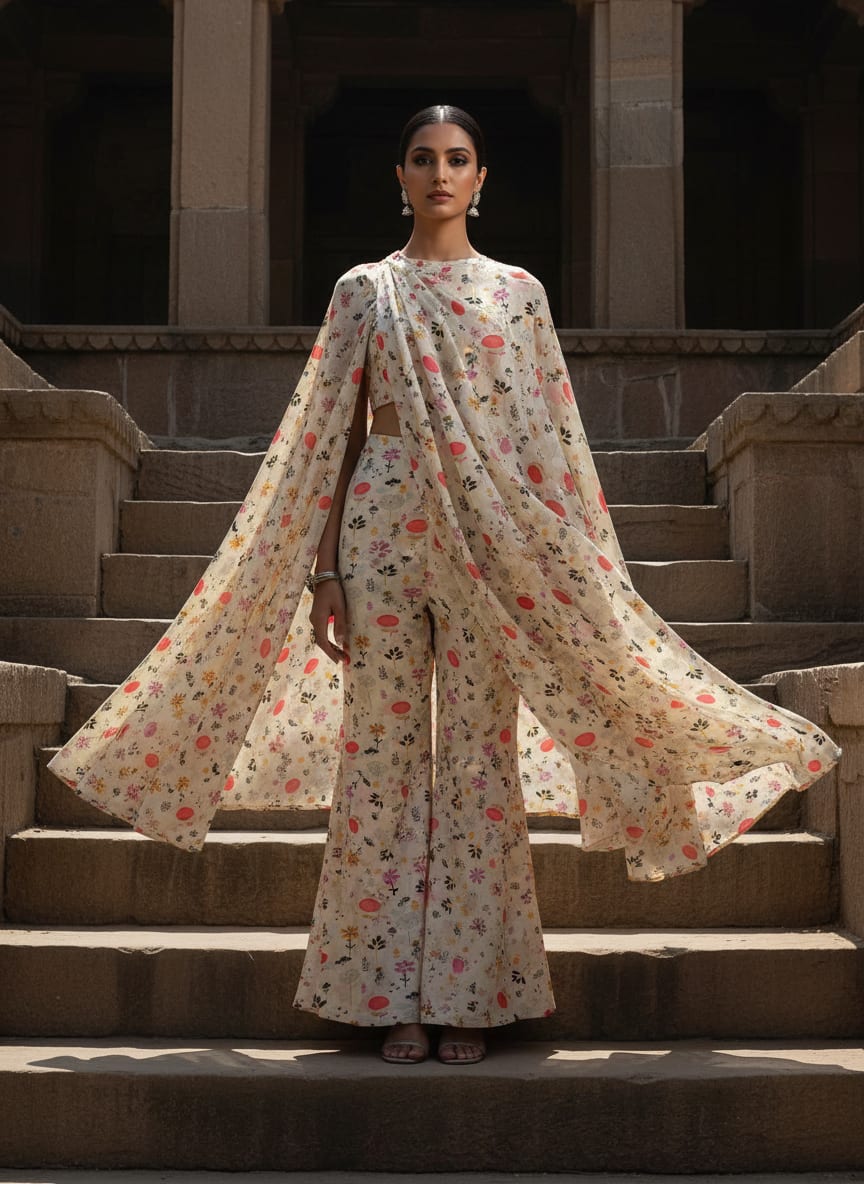A Meadow of Modern, Stylized Florals