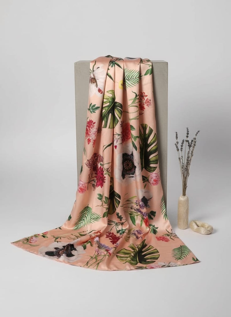Tropical Flowers Digital Printed Fabric
