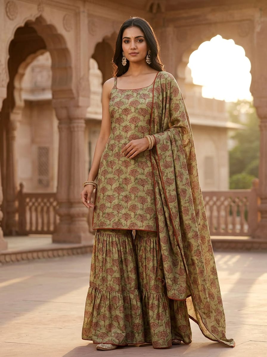 A Botanical Motif with an Ethnic Soul