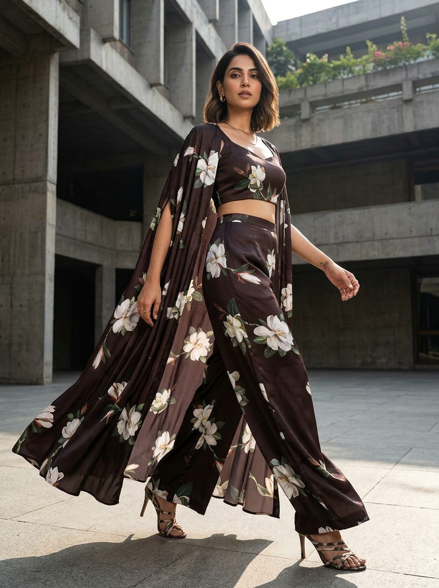 Where Classic Florals Meet Modern Sheen
