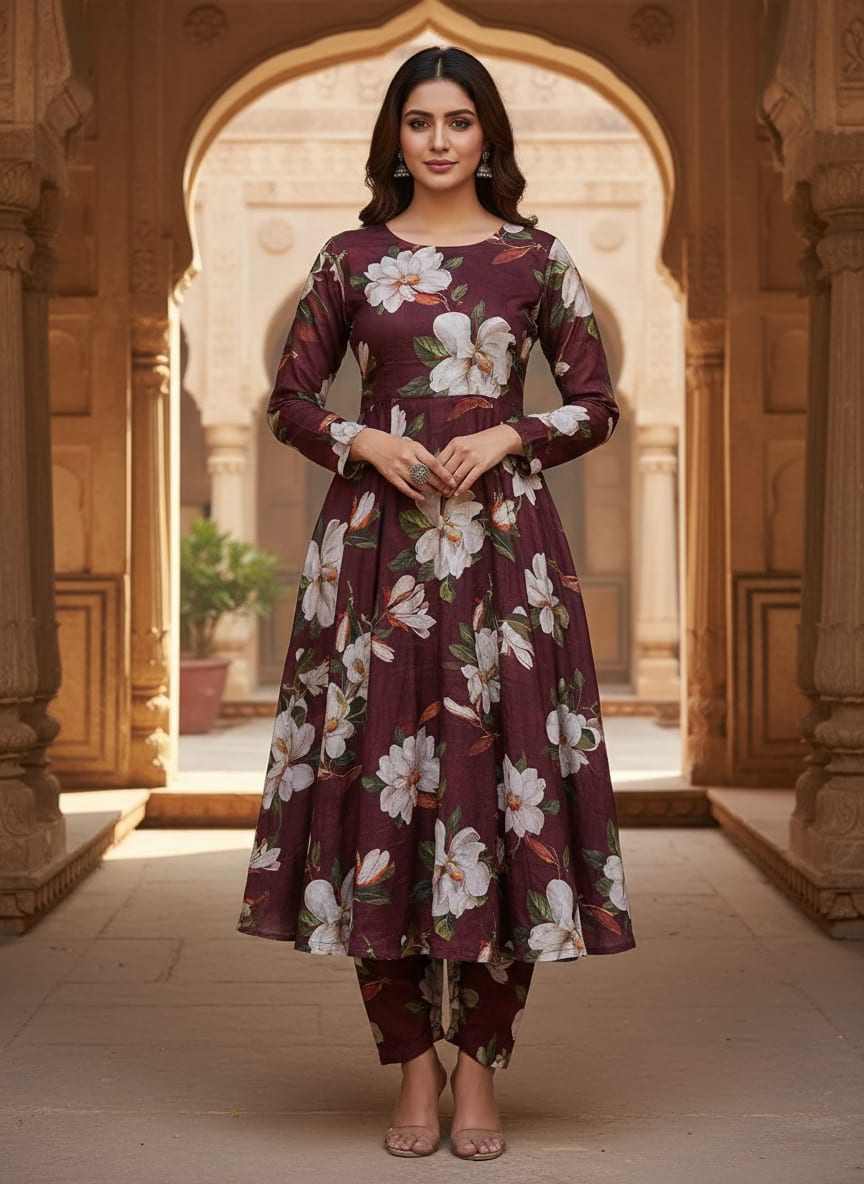 A Floral Print with Timeless Grace