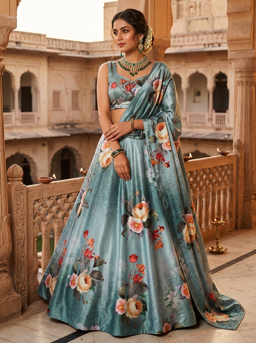 A Print Painted with Vintage Charm
