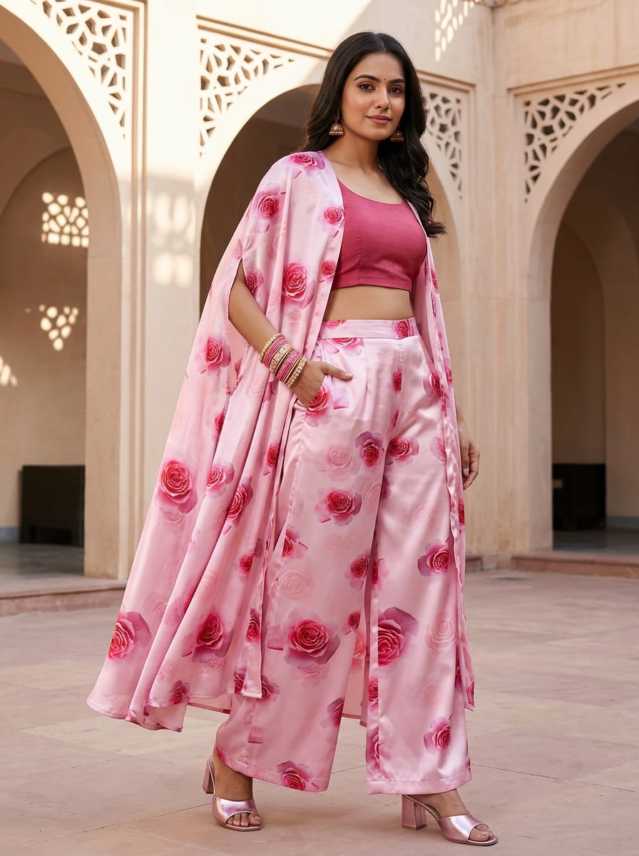 A Print That Blooms with Romance