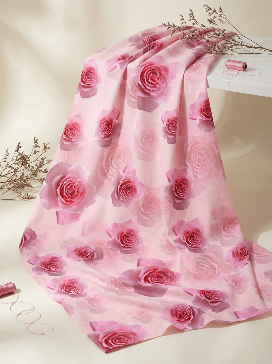 A Garden That Blooms on Fabric