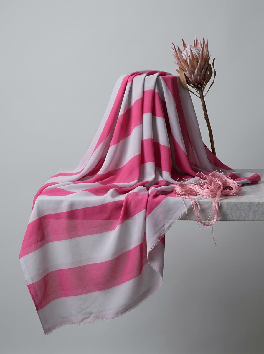 A Bold Statement in Pink and Grey