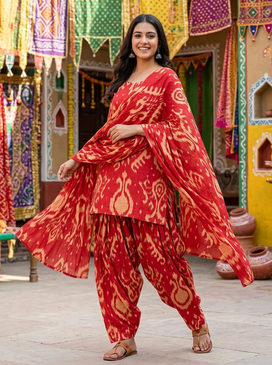A Digital Tribute to Timeless Ikat