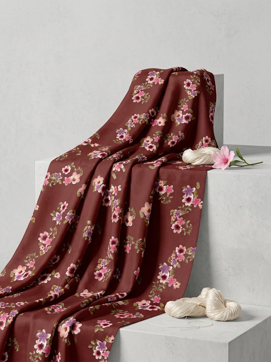 A Design That Blooms in Deep Hues