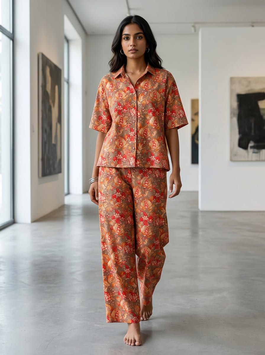 A Print with Timeless, Earthy Warmth