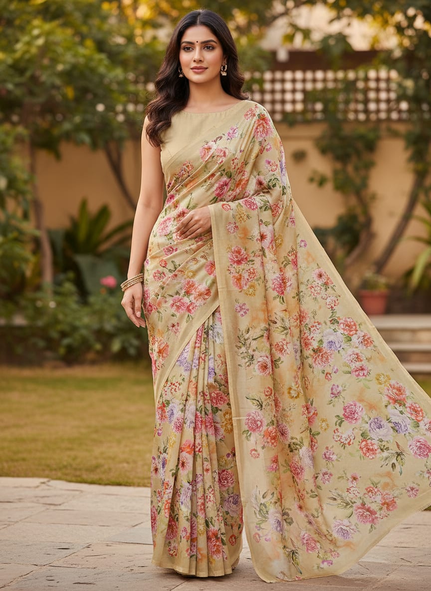 A Print That Blooms with Vintage Romance