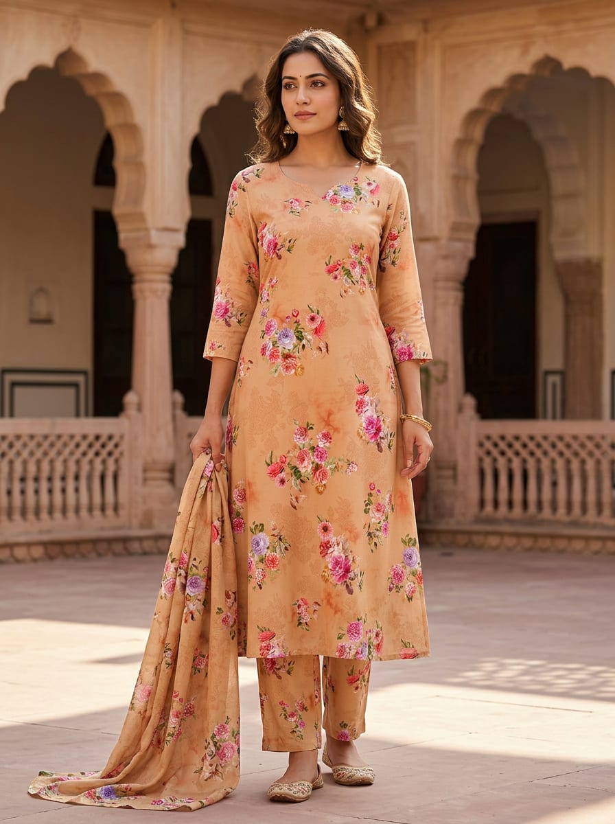 A Print That Blooms with Painterly Grace