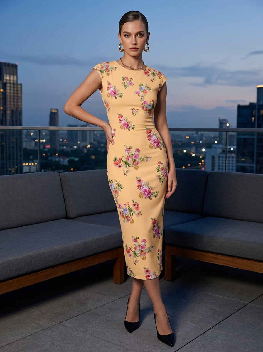A Print That Blooms with Vintage Charm