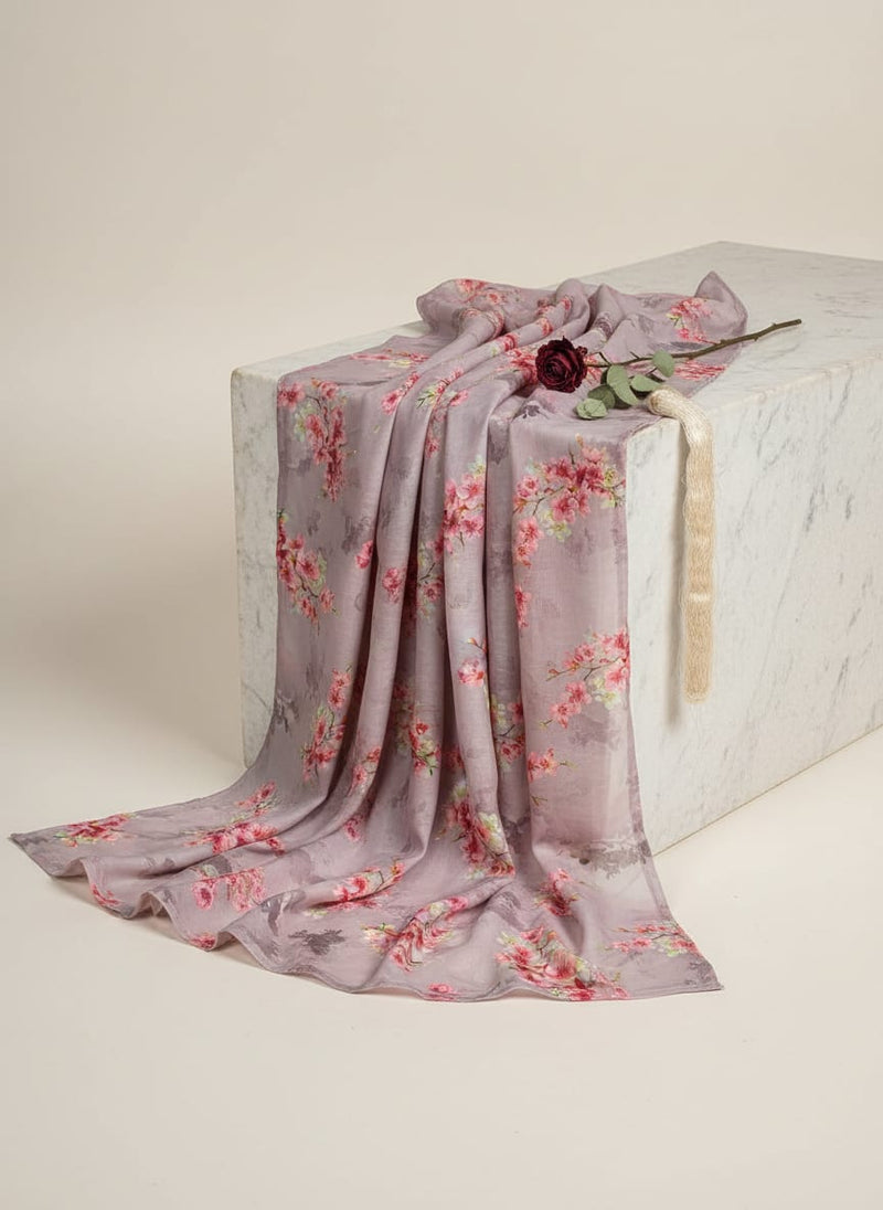 Ditsy Cool Summer Pattern Digital Printed Fabric - Muslin