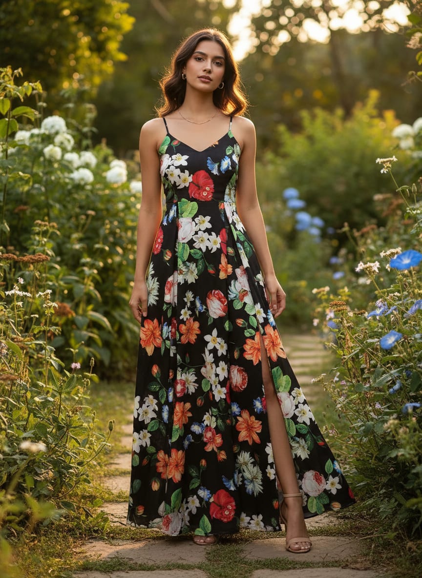 A Midnight Garden in Full Bloom