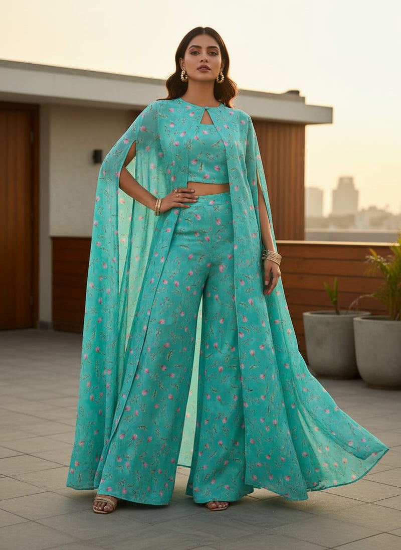 Romantic And Feminine Digital Printed Fabric - Weightless