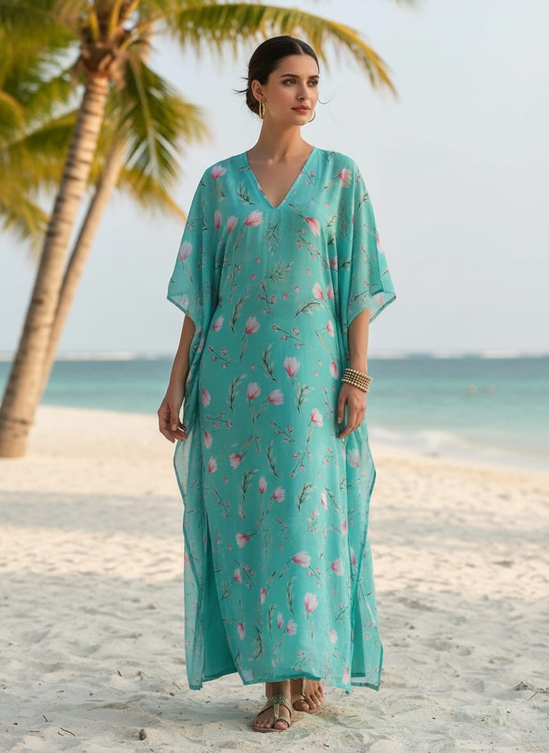 Romantic And Feminine Digital Printed Fabric - Muslin