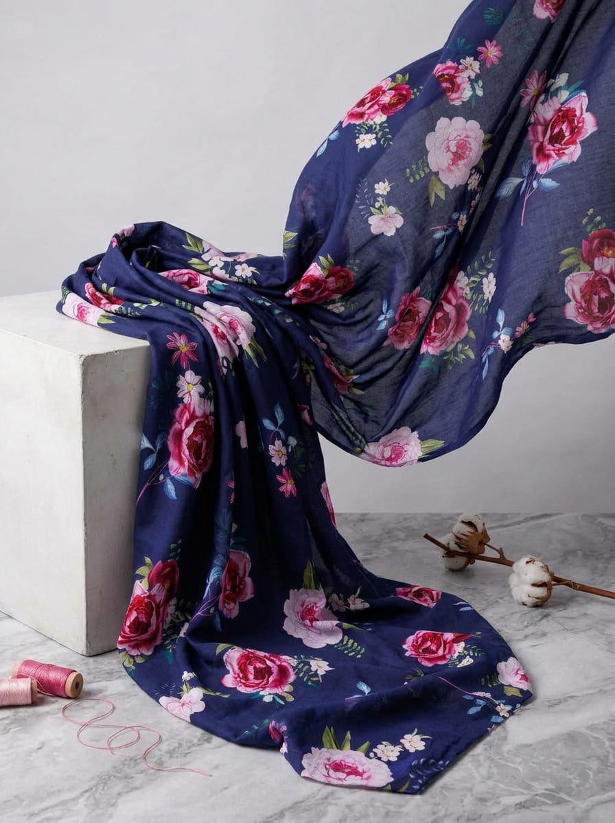 A Floral Print That Blooms After Dark