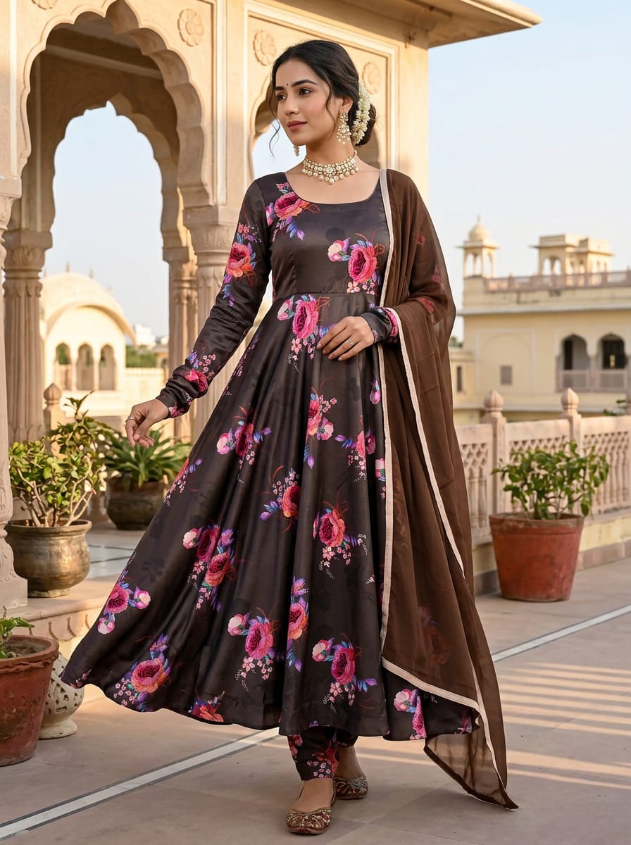 A Floral Print That Blooms After Dark