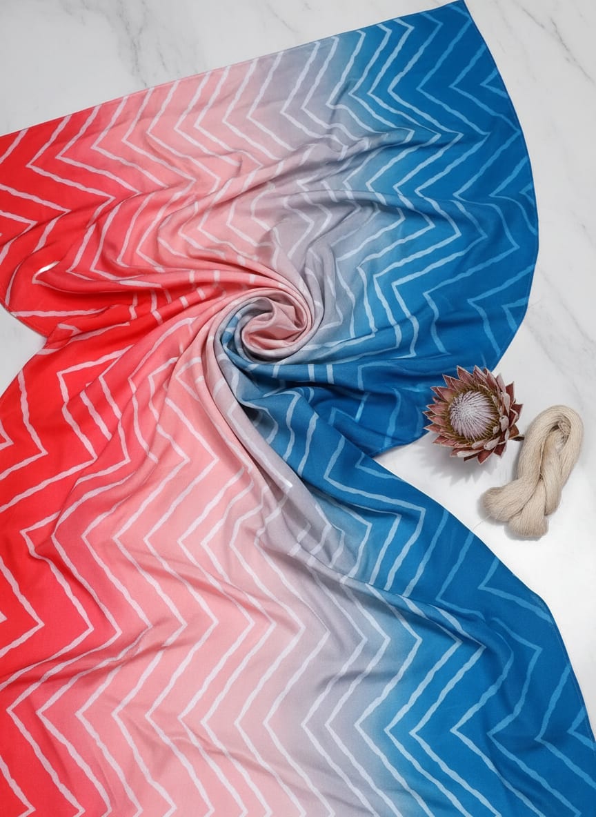 Where Vibrant Red Meets Cool Blue