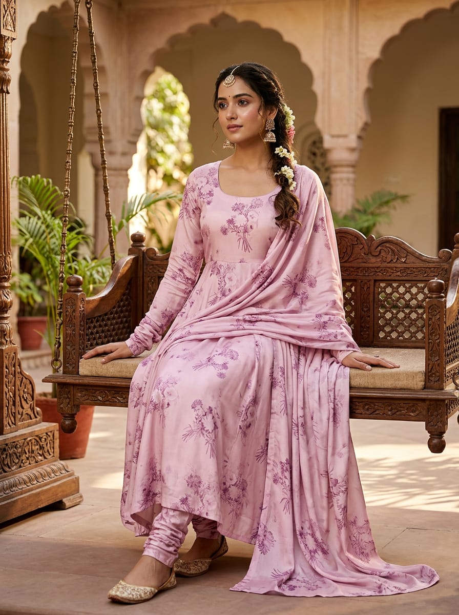 A Print Painted in Petal Tones