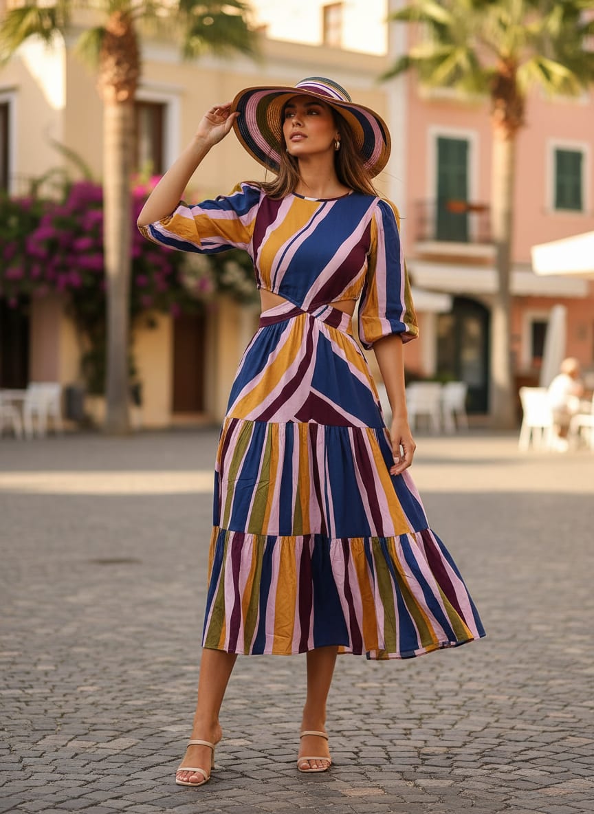 A Vibrant Rhythm of Color and Line