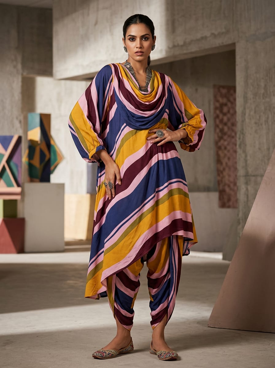 A Vibrant Rhythm of Color and Line
