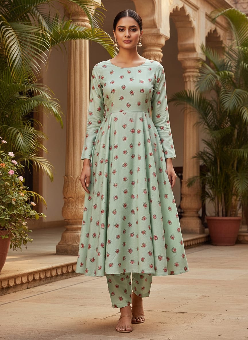 A Delicate Print for Sunny Days