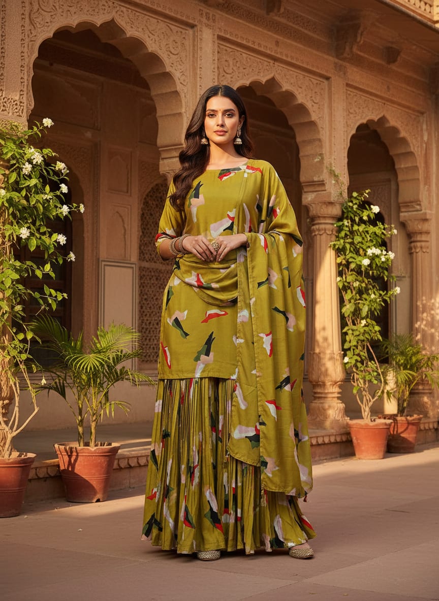 Where Bold Shapes Meet Fluid Silk