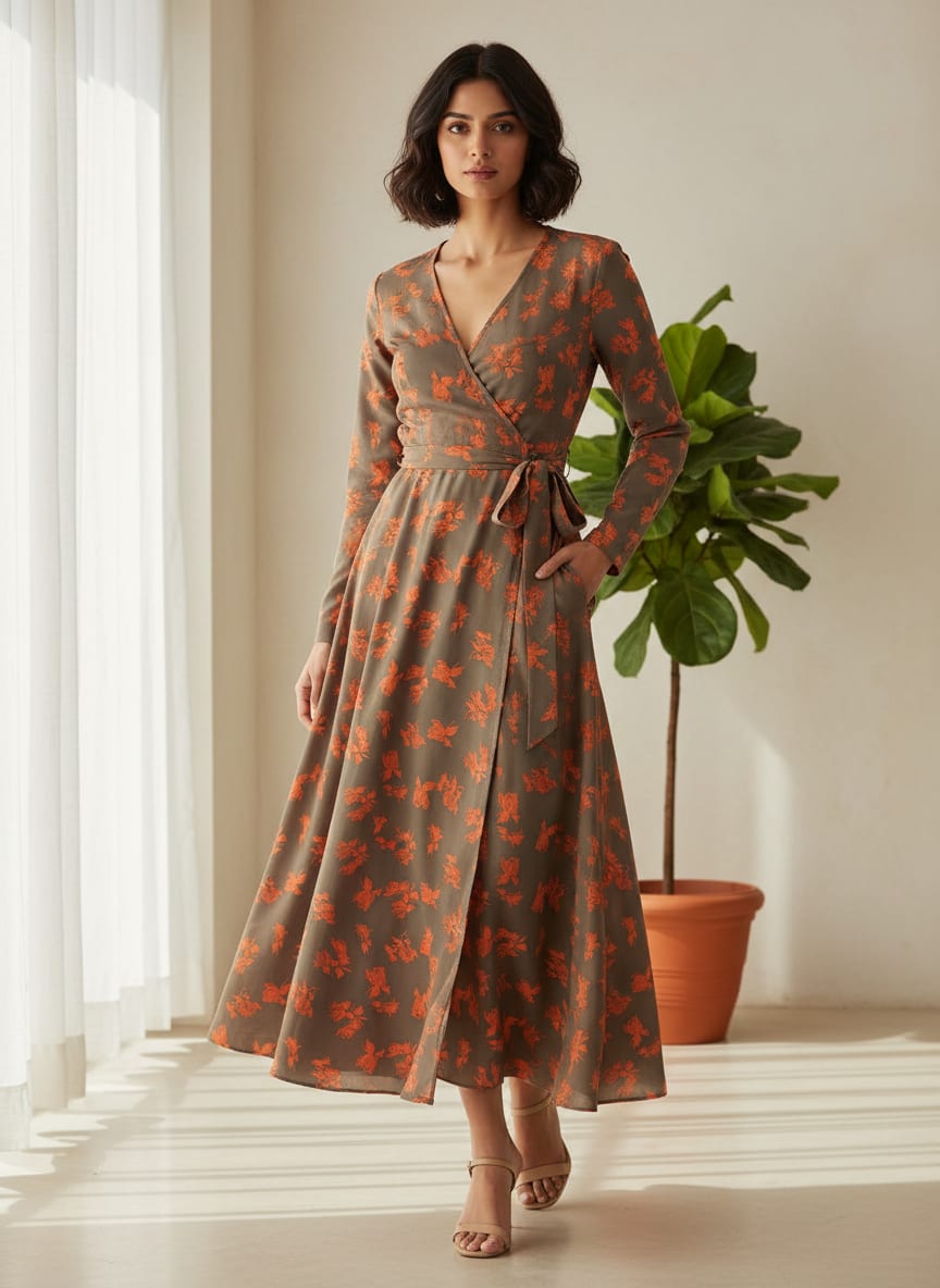Where Earthy Tones Meet a Pop of Colour