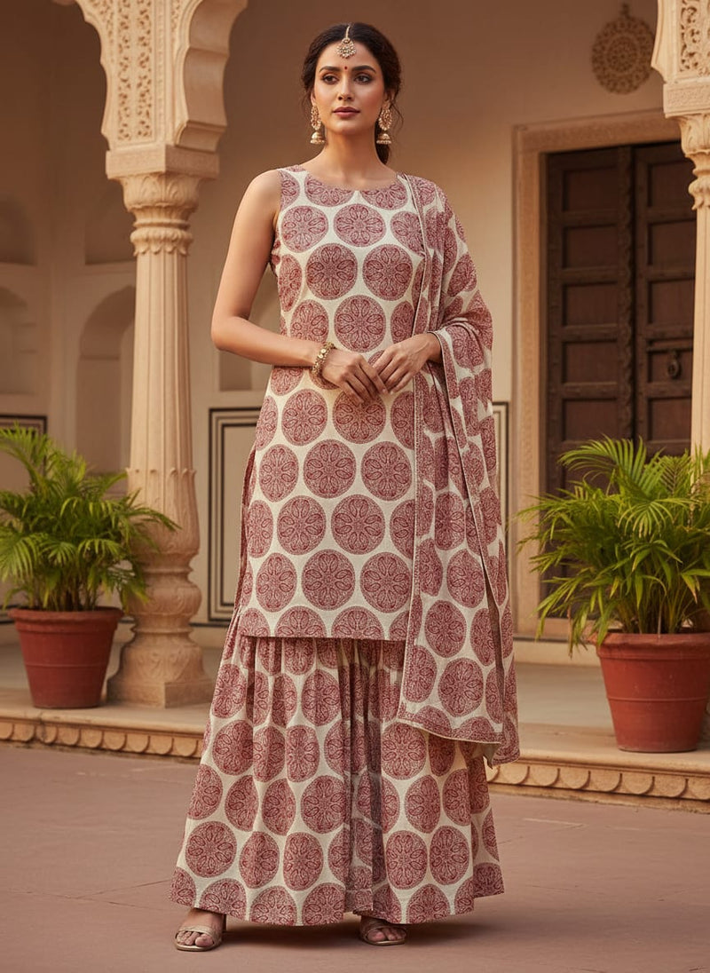 Oriental Paisley Patterns Digital Printed Fabric - Weightless
