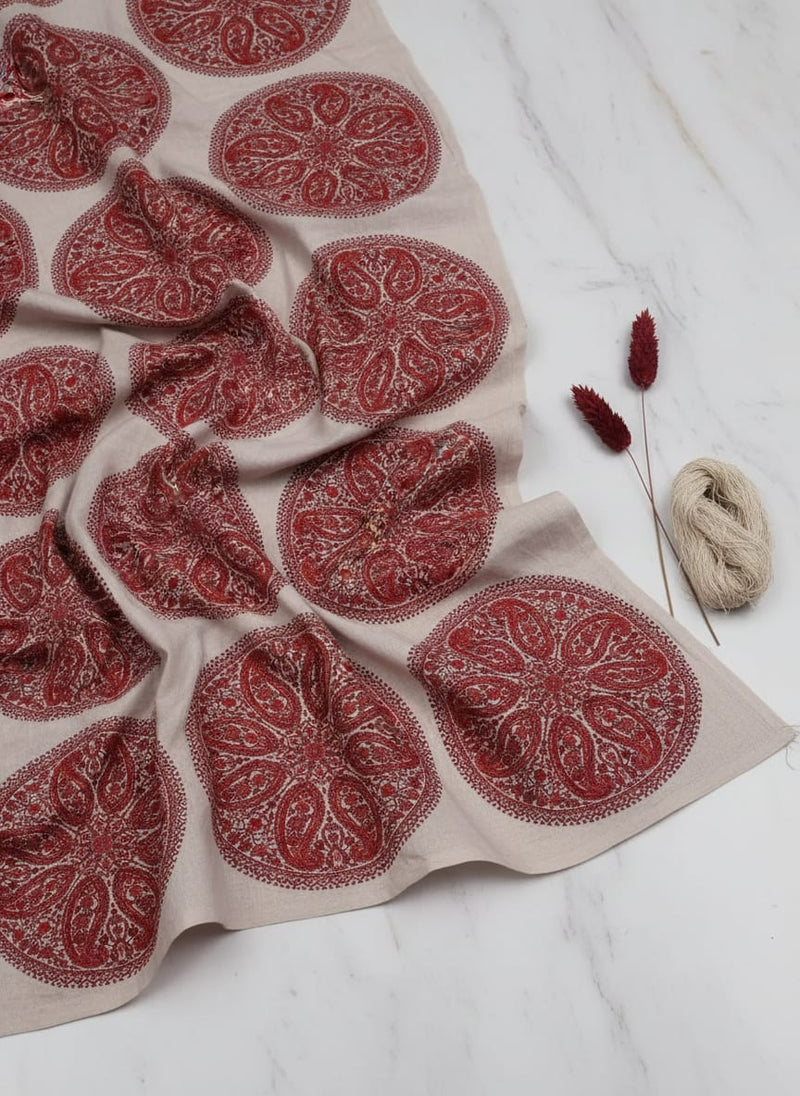 Oriental Paisley Patterns Digital Printed Fabric - Pure Cotton
