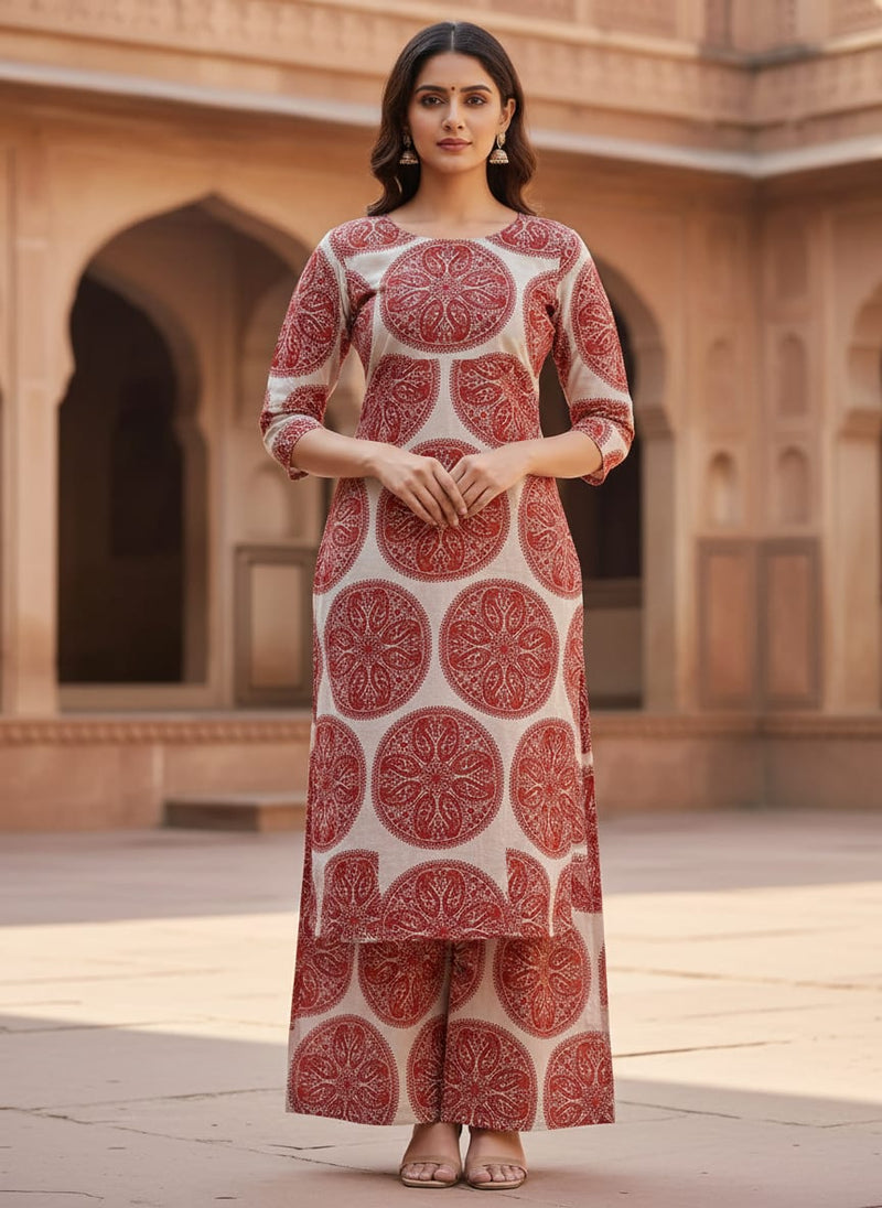Oriental Paisley Patterns Digital Printed Fabric - Pure Cotton