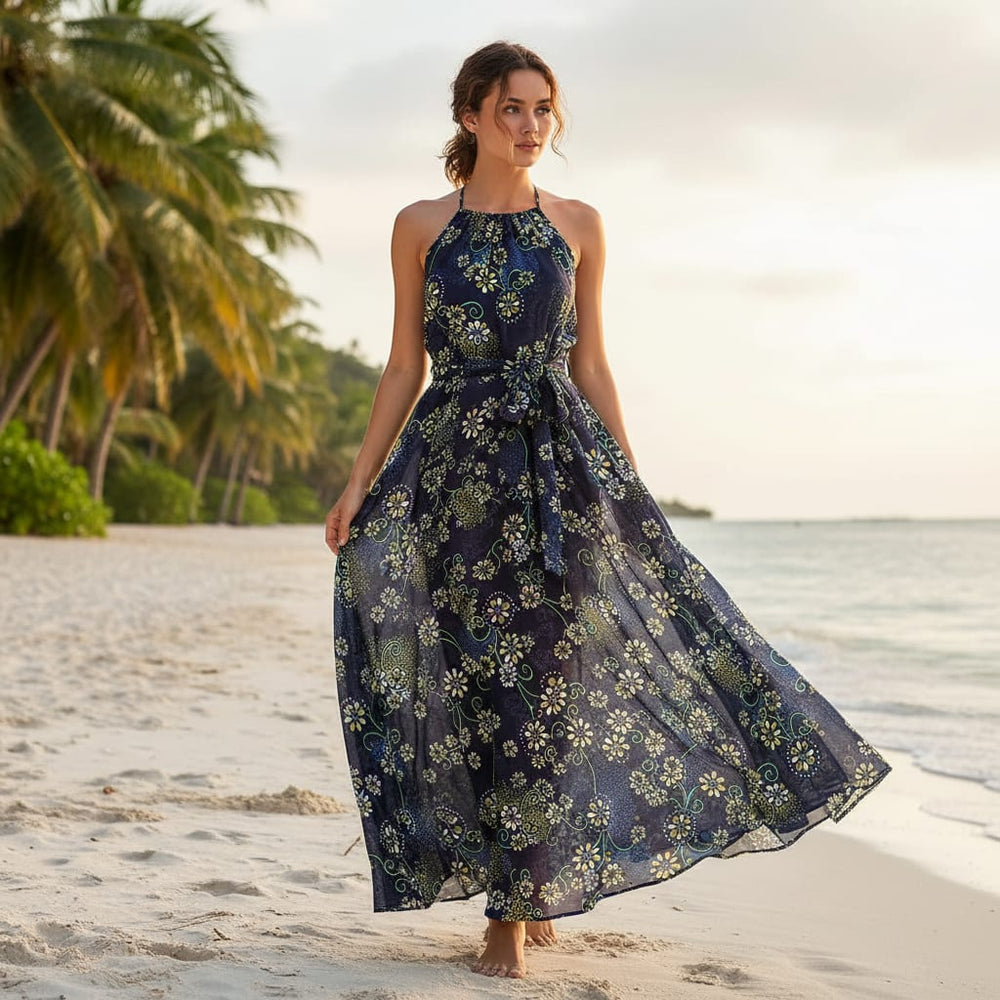 A Delicate Dance of Florals and Swirls