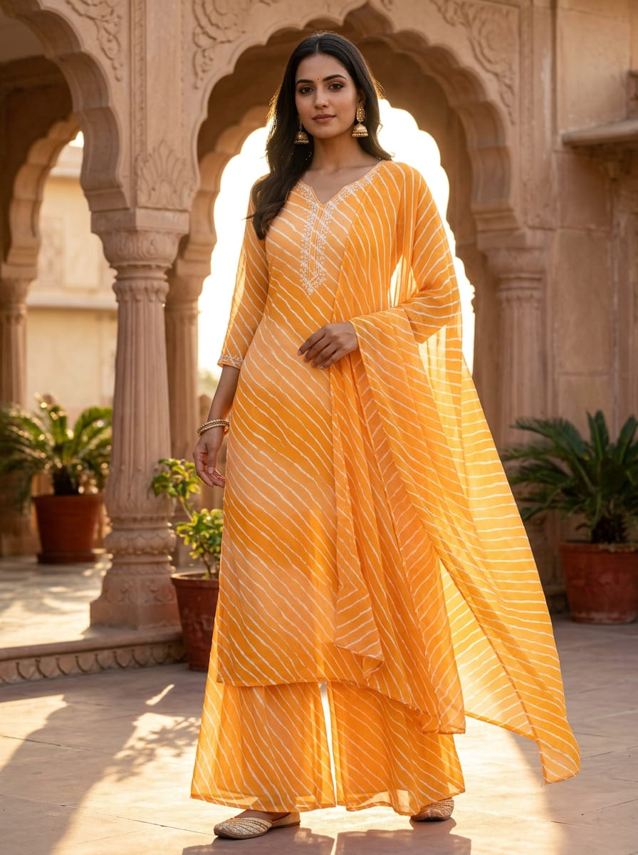 A Modern Stripe, Painted with Sunshine