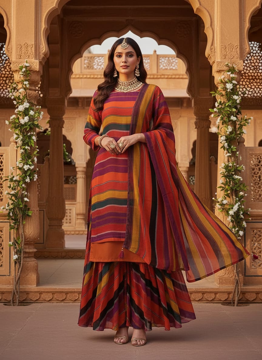 Vibrant Stripes, A Contemporary Statement