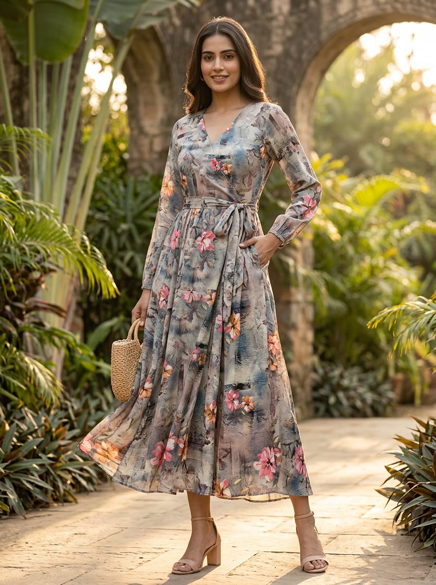 Where Painterly Textures Meet Delicate Florals