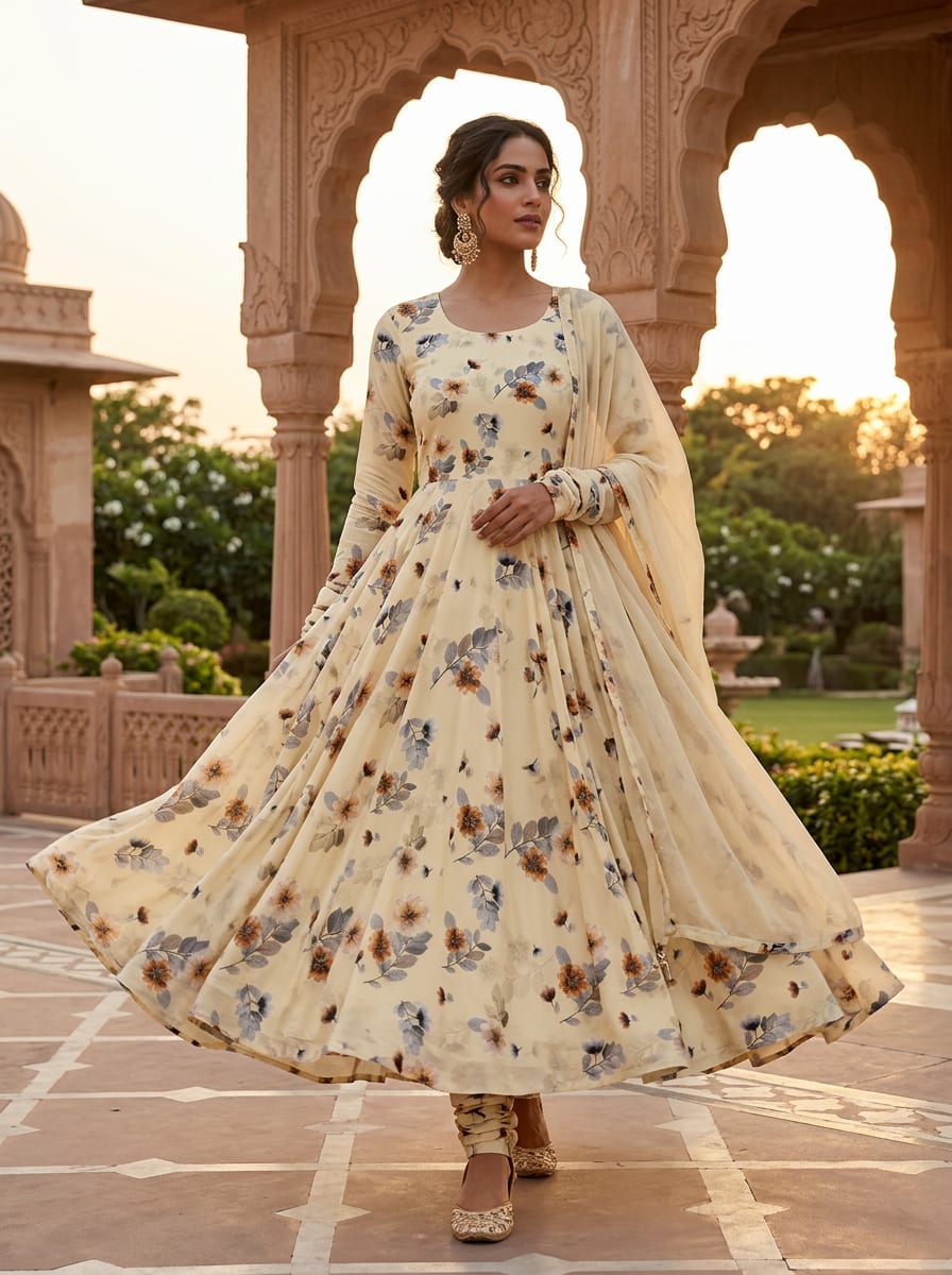 A Print Painted in Soft Hues