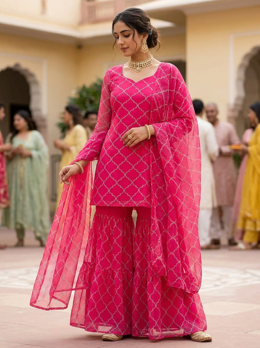 Geometry, Rendered in Vibrant Pink