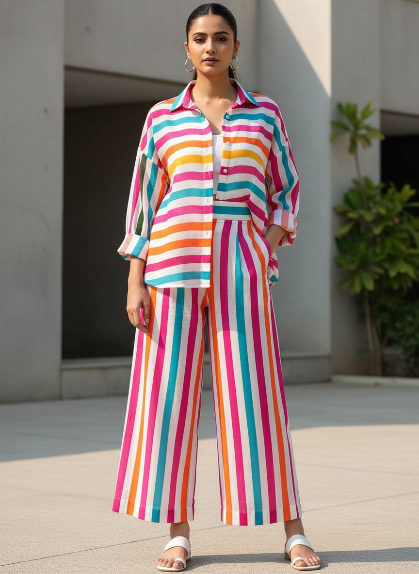 A Cheerful Spectrum, Woven in Cotton